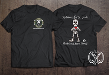 Load image into Gallery viewer, Cleveland Haunt Club Skeletons for St. Jude T-Shirt
