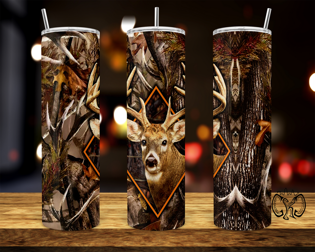 Camo 20oz Skinny Completed Tumbler